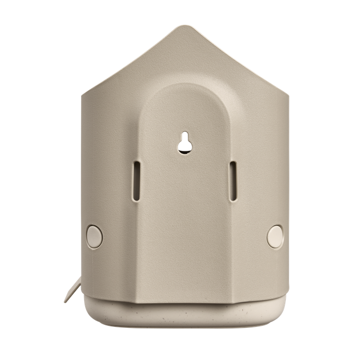 cosy bird house 18cm mushroom beige